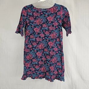 Lilly Pulitzer Dress Girls XL (12-14) Little Somerset Jammin Ruffle